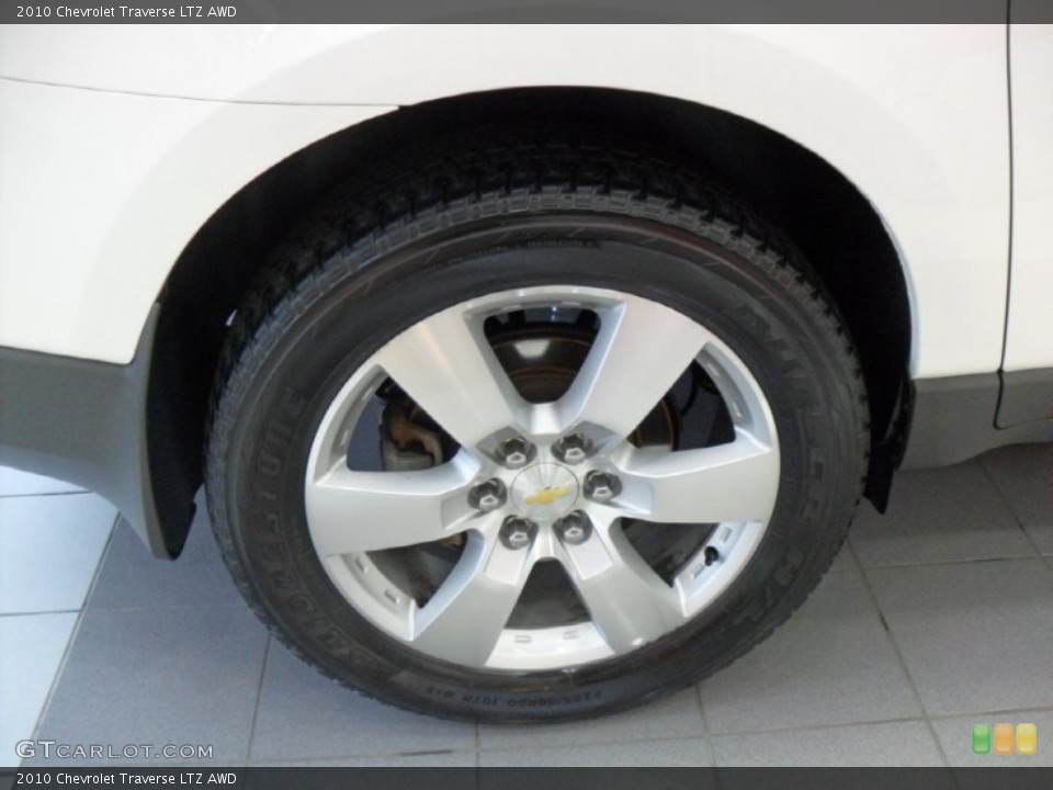 2010 Chevrolet Traverse LTZ AWD Wheel and Tire Photo #74583119