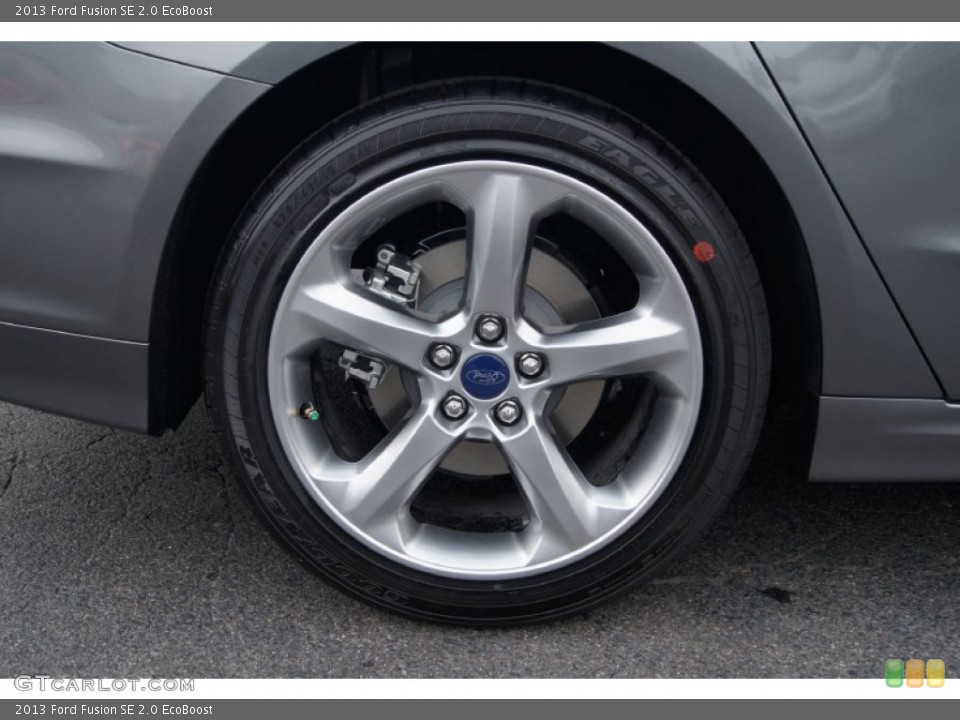 2013 Ford Fusion SE 2.0 EcoBoost Wheel and Tire Photo #74583317