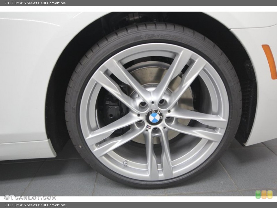 2013 BMW 6 Series 640i Convertible Wheel and Tire Photo #74586955
