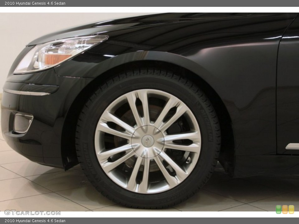 2010 Hyundai Genesis 4.6 Sedan Wheel and Tire Photo #74588094