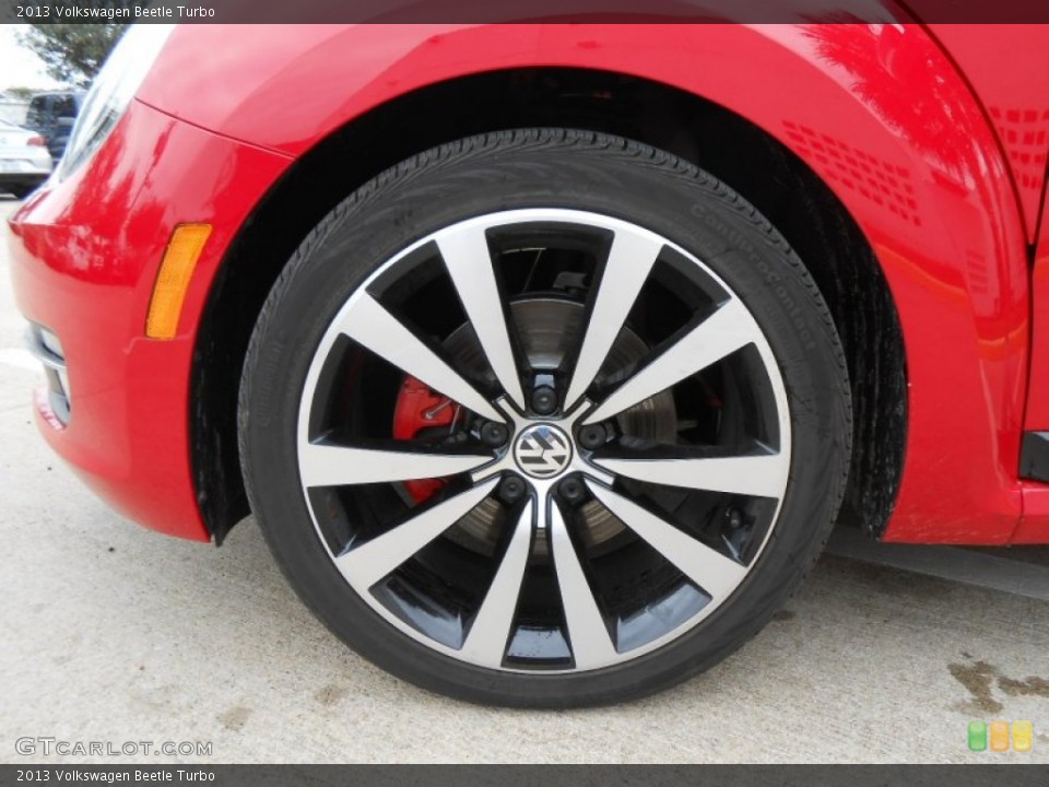 2013 Volkswagen Beetle Turbo Wheel and Tire Photo #74595428