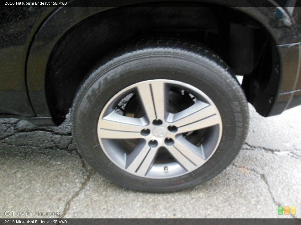 2010 Mitsubishi Endeavor SE AWD Wheel and Tire Photo #74599416