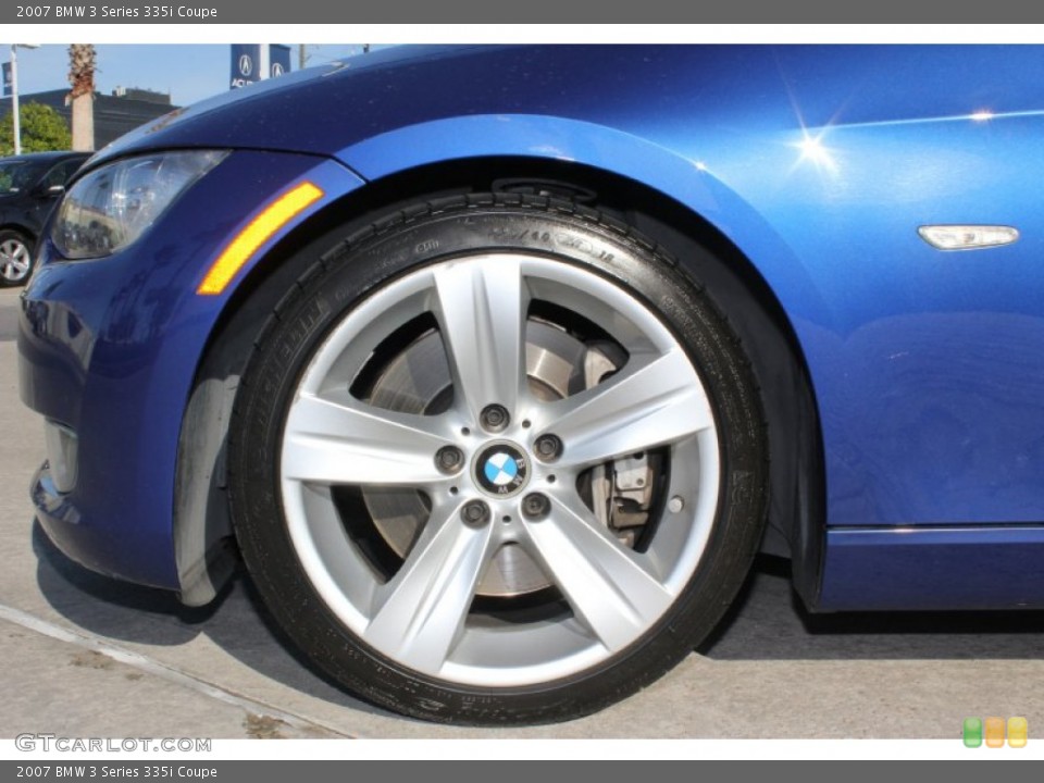2007 BMW 3 Series 335i Coupe Wheel and Tire Photo #74599583