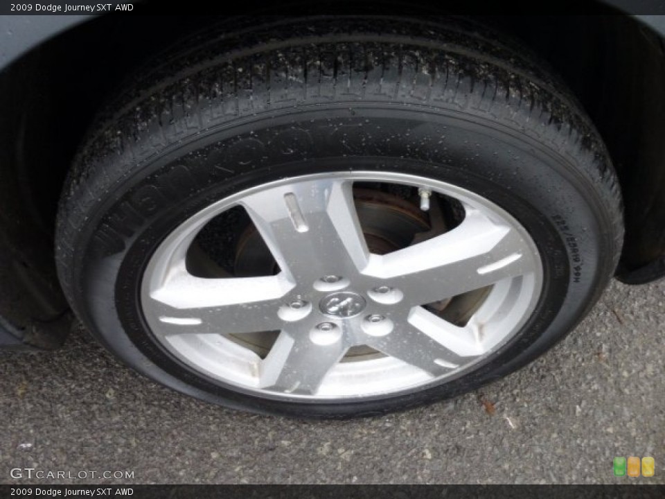 2009 Dodge Journey SXT AWD Wheel and Tire Photo #74602403