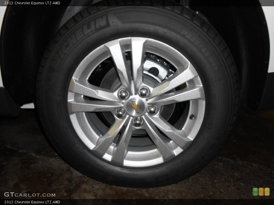 2013 Chevrolet Equinox LTZ AWD Wheel and Tire Photo #74610607