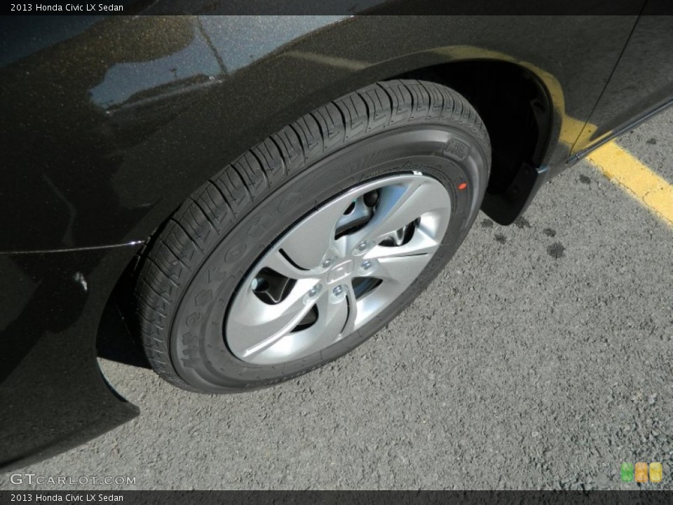 2013 Honda Civic LX Sedan Wheel and Tire Photo #74612150