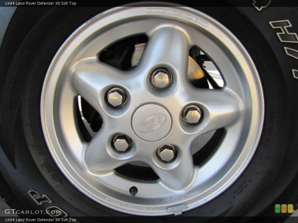 1994 Land Rover Defender 90 Soft Top Wheel and Tire Photo #74613164