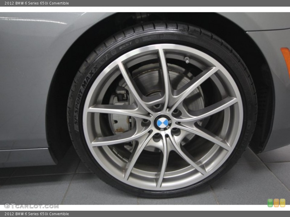 2012 BMW 6 Series 650i Convertible Wheel and Tire Photo #74617241