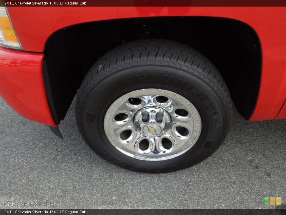 2011 Chevrolet Silverado 1500 LT Regular Cab Wheel and Tire Photo #74629386