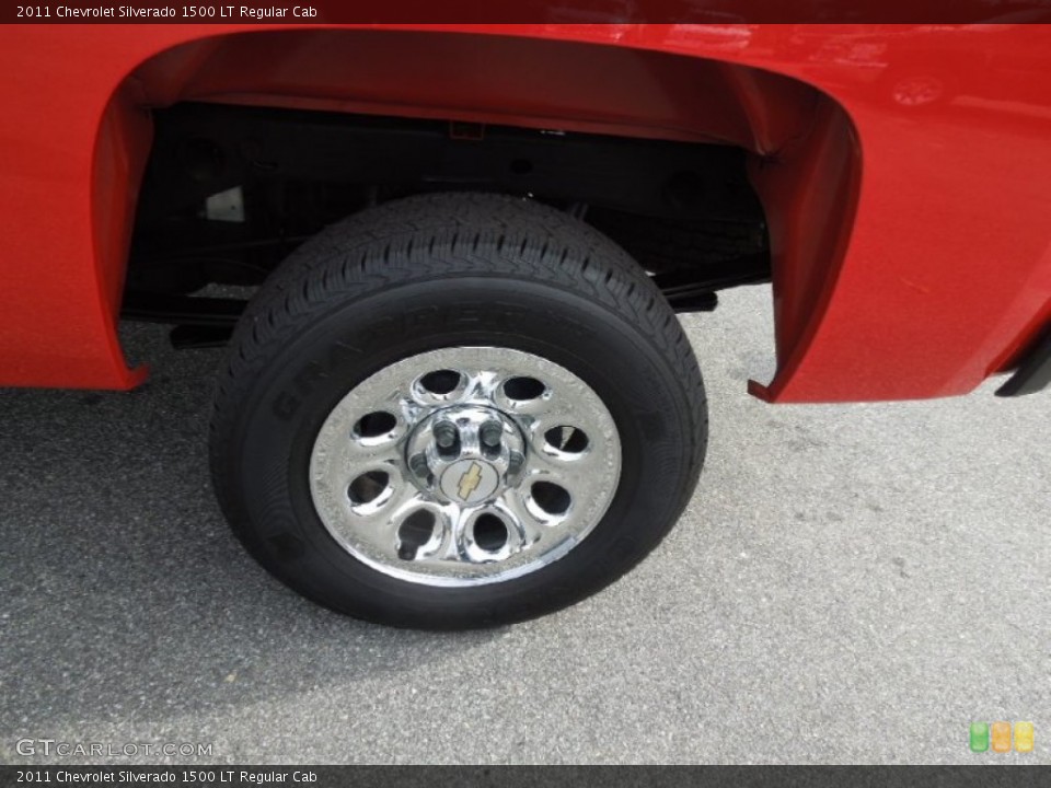 2011 Chevrolet Silverado 1500 LT Regular Cab Wheel and Tire Photo #74629407