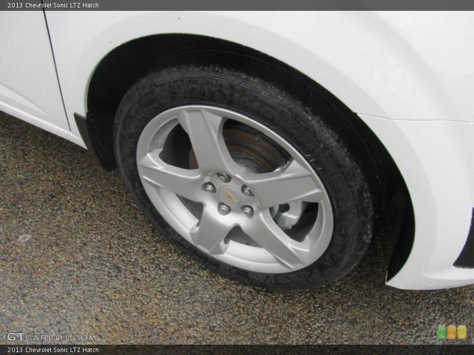 2013 Chevrolet Sonic LTZ Hatch Wheel and Tire Photo #74636731