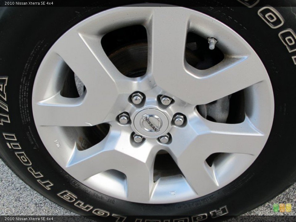 2010 Nissan Xterra SE 4x4 Wheel and Tire Photo #74640593