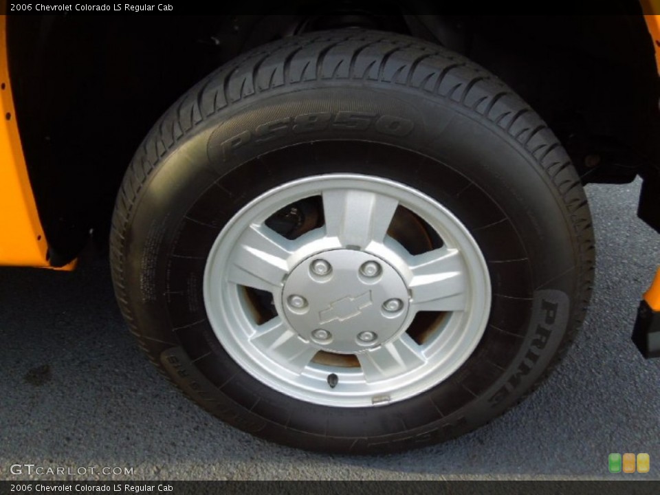 2006 Chevrolet Colorado LS Regular Cab Wheel and Tire Photo #74654832