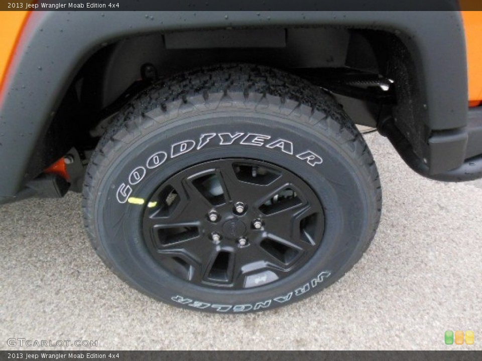 2013 Jeep Wrangler Moab Edition 4x4 Wheel and Tire Photo #74655988
