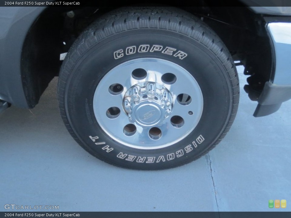 2004 Ford F250 Super Duty XLT SuperCab Wheel and Tire Photo #74658672