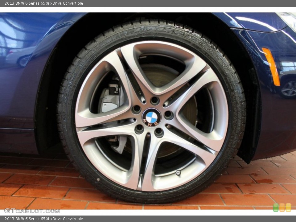 2013 BMW 6 Series 650i xDrive Convertible Wheel and Tire Photo #74661033
