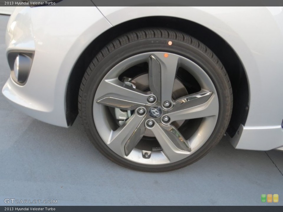 2013 Hyundai Veloster Turbo Wheel and Tire Photo #74661720