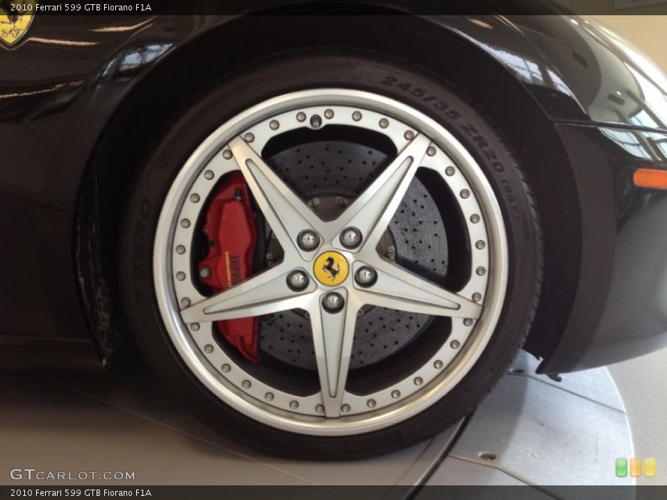 2010 Ferrari 599 GTB Fiorano F1A Wheel and Tire Photo #74663032