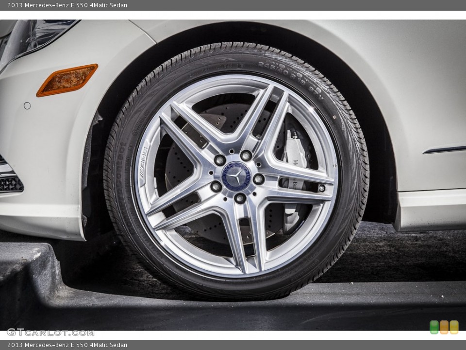 2013 Mercedes-Benz E 550 4Matic Sedan Wheel and Tire Photo #74670405