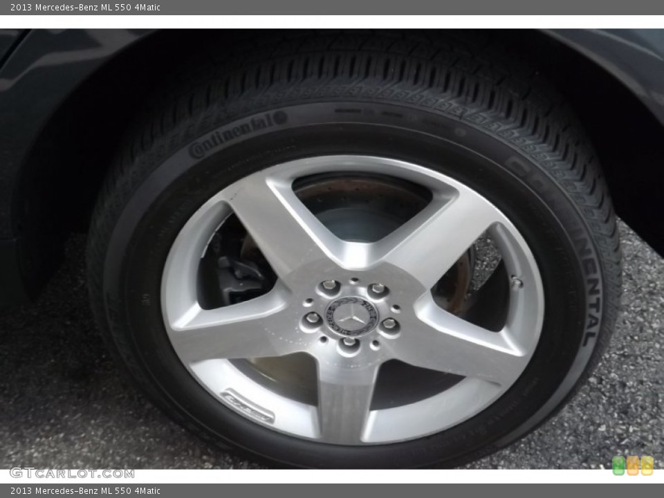 2013 Mercedes-Benz ML 550 4Matic Wheel and Tire Photo #74681679