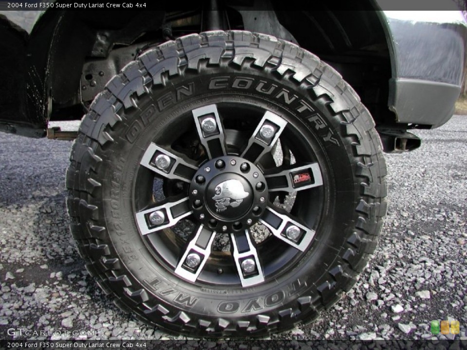 2004 Ford F350 Super Duty Custom Wheel and Tire Photo #74694766