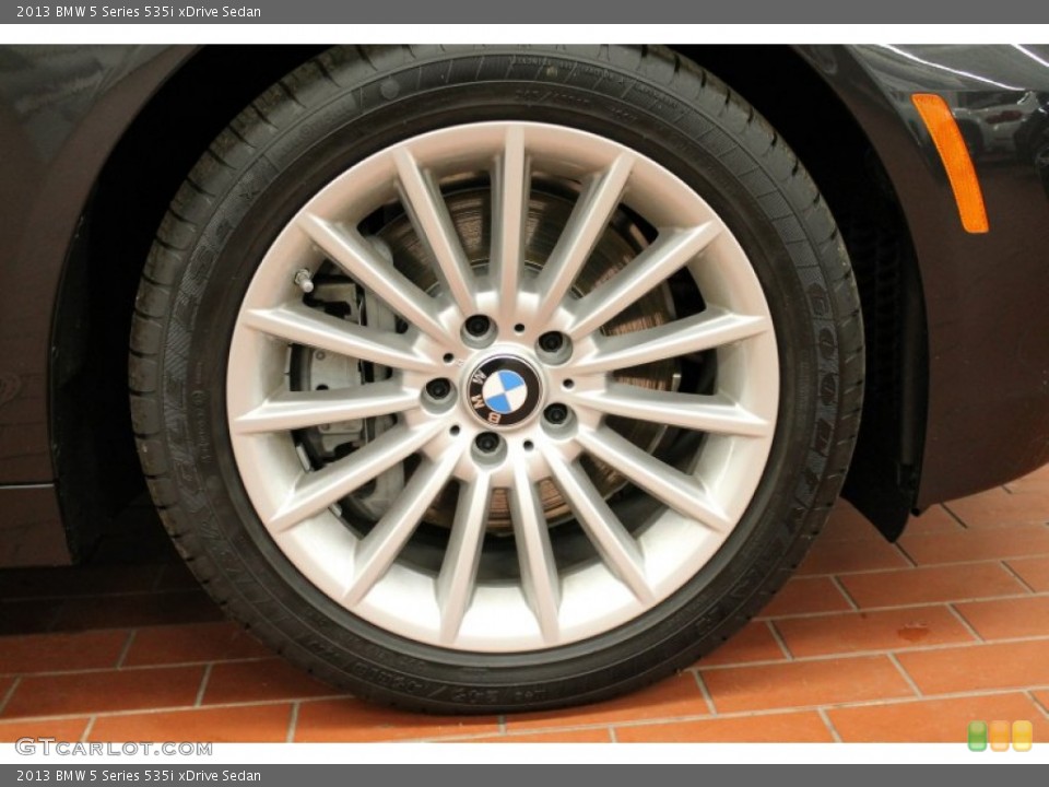 2013 BMW 5 Series 535i xDrive Sedan Wheel and Tire Photo #74700226