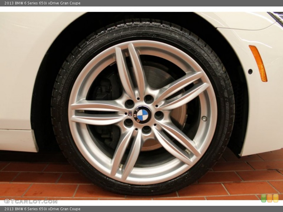 2013 BMW 6 Series 650i xDrive Gran Coupe Wheel and Tire Photo #74700547