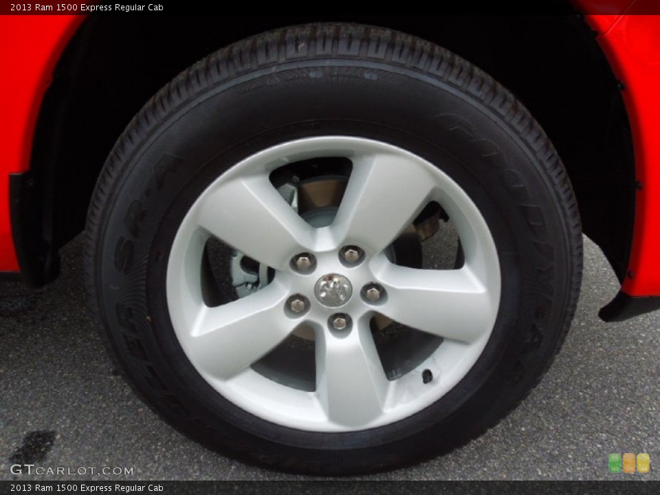 2013 Ram 1500 Express Regular Cab Wheel and Tire Photo #74701098