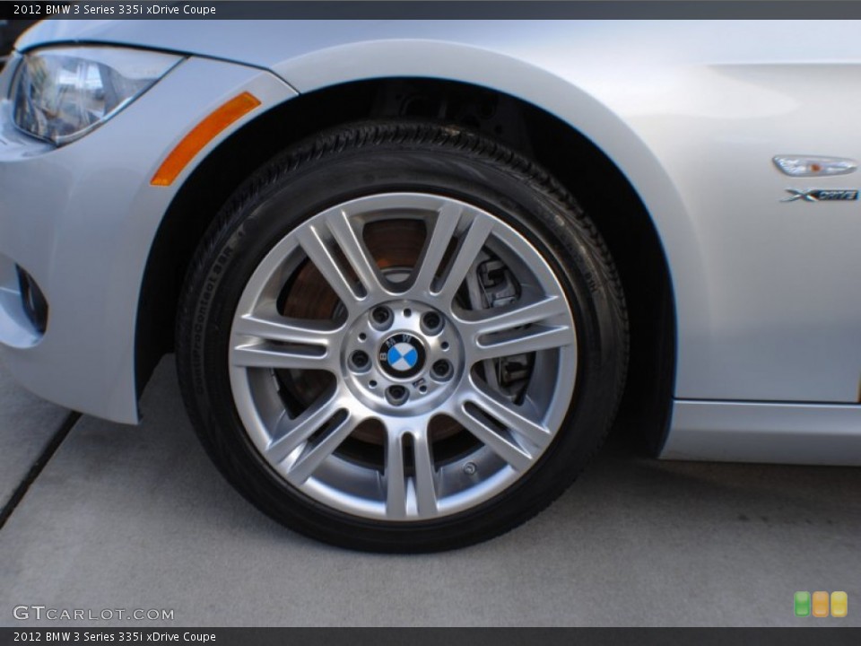 2012 BMW 3 Series 335i xDrive Coupe Wheel and Tire Photo #74703391