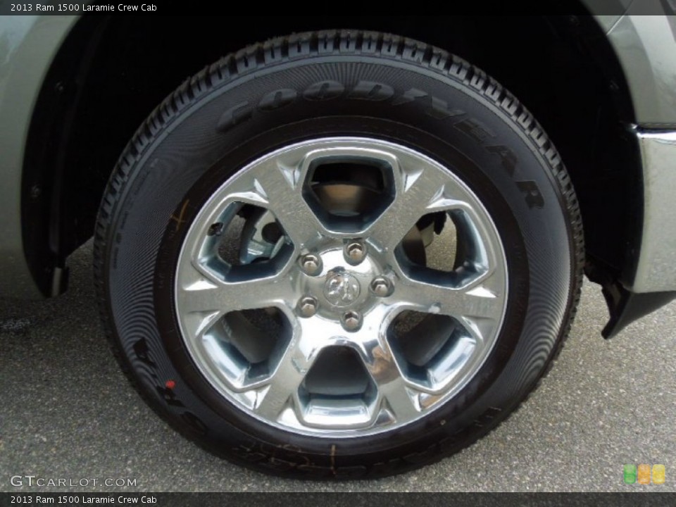 2013 Ram 1500 Laramie Crew Cab Wheel and Tire Photo #74703850