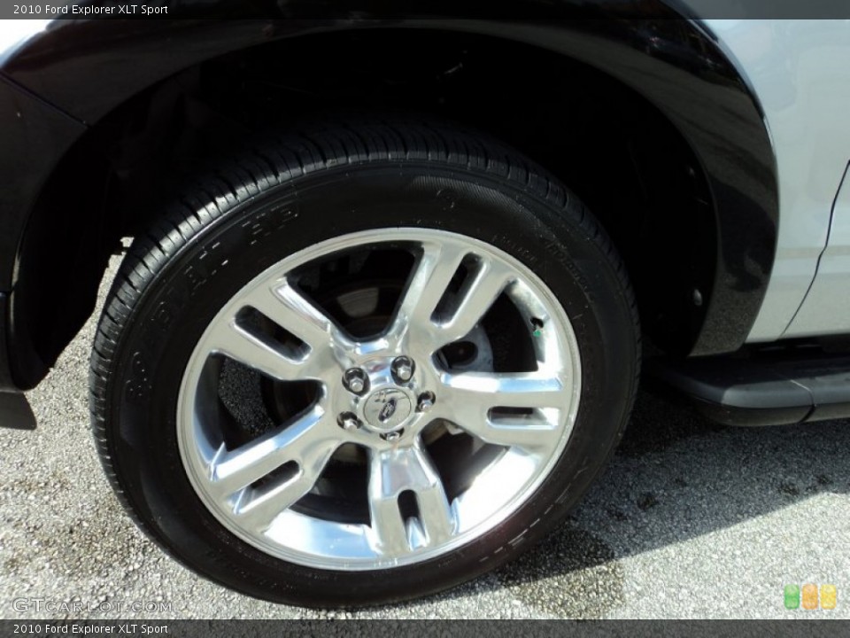 2010 Ford Explorer XLT Sport Wheel and Tire Photo #74715012