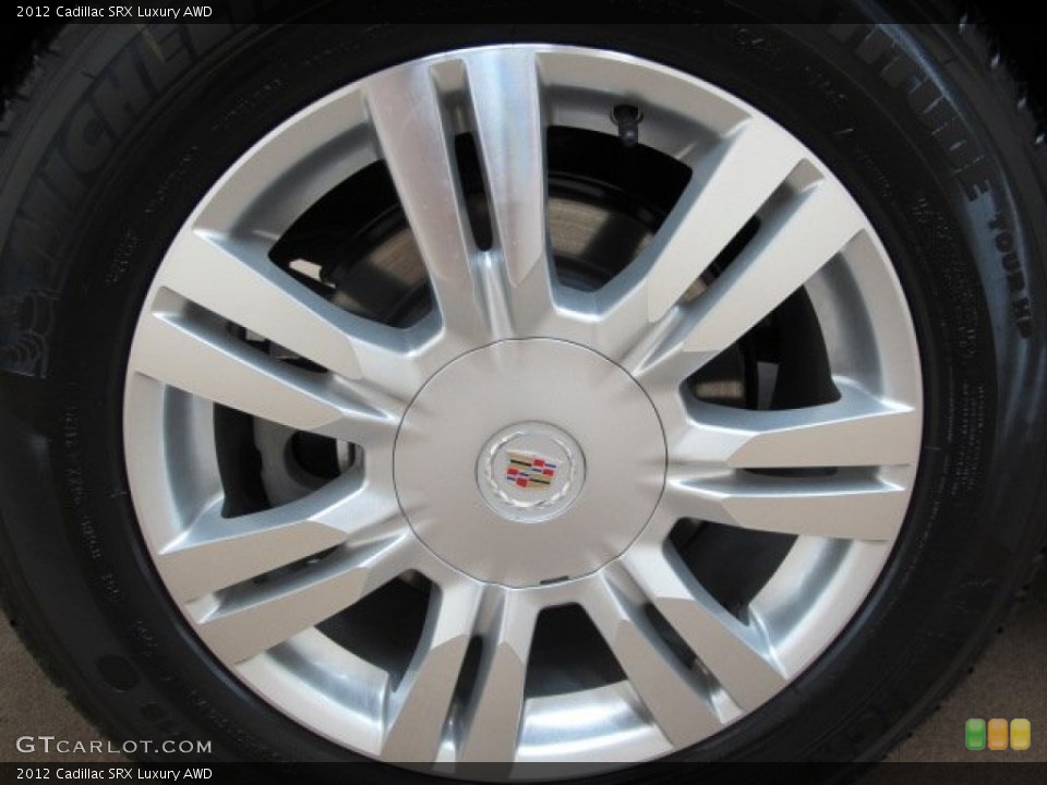 2012 Cadillac SRX Luxury AWD Wheel and Tire Photo #74728180