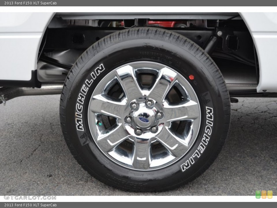 2013 Ford F150 XLT SuperCab Wheel and Tire Photo #74729712