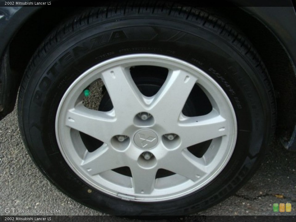 2002 Mitsubishi Lancer LS Wheel and Tire Photo #74736544