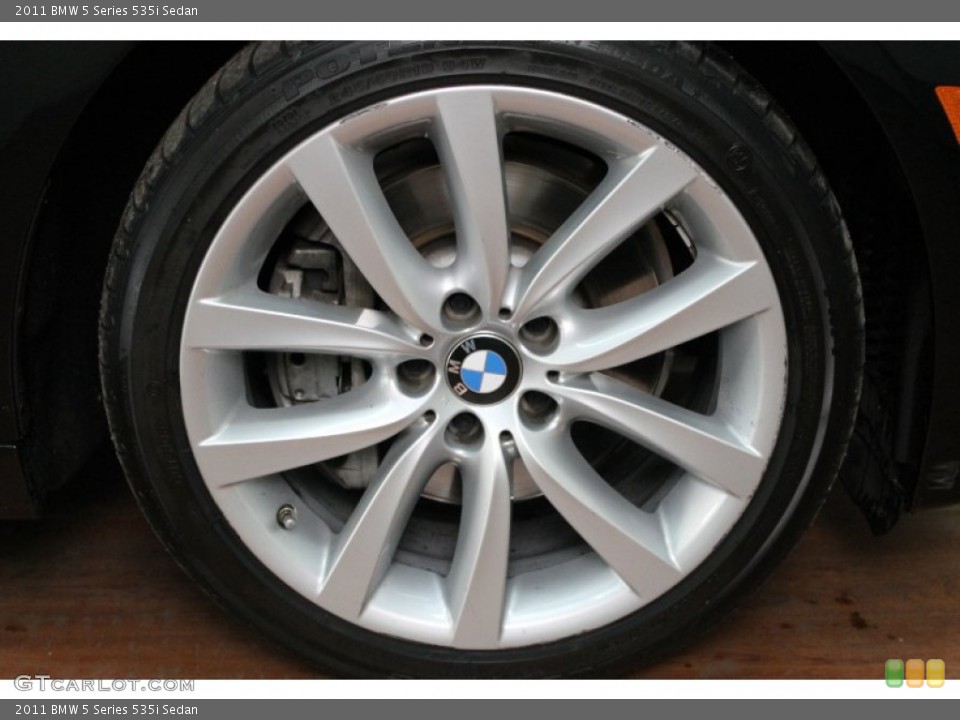 2011 BMW 5 Series 535i Sedan Wheel and Tire Photo #74739790