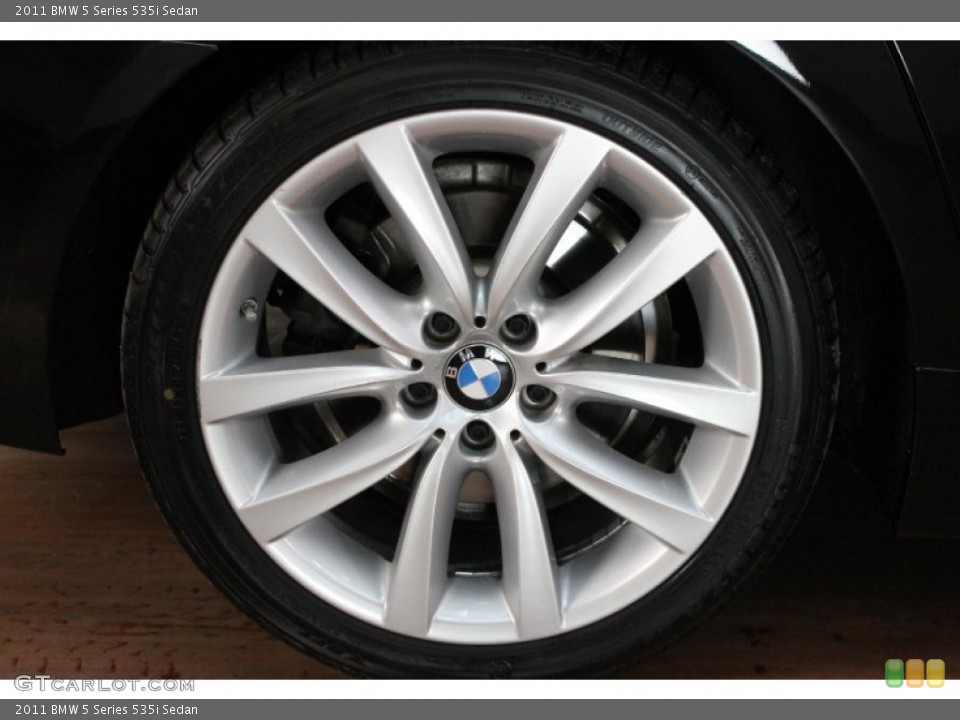 2011 BMW 5 Series 535i Sedan Wheel and Tire Photo #74739813
