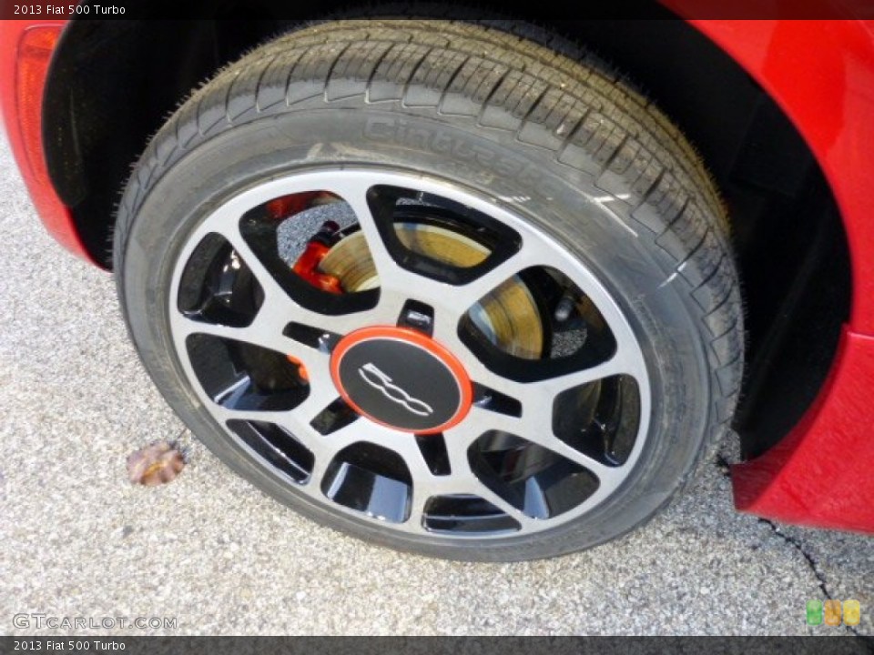 2013 Fiat 500 Turbo Wheel and Tire Photo #74739994