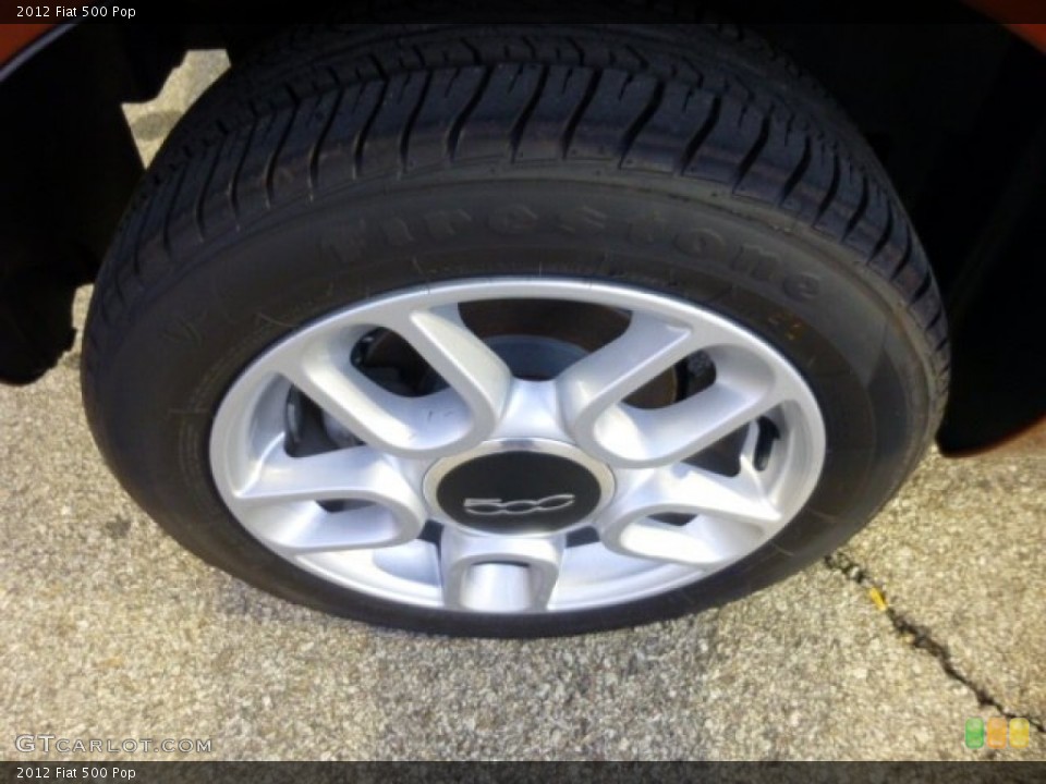 2012 Fiat 500 Pop Wheel and Tire Photo #74740696