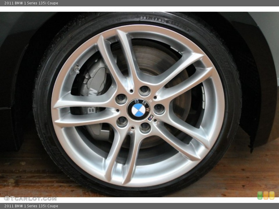 2011 BMW 1 Series 135i Coupe Wheel and Tire Photo #74741674