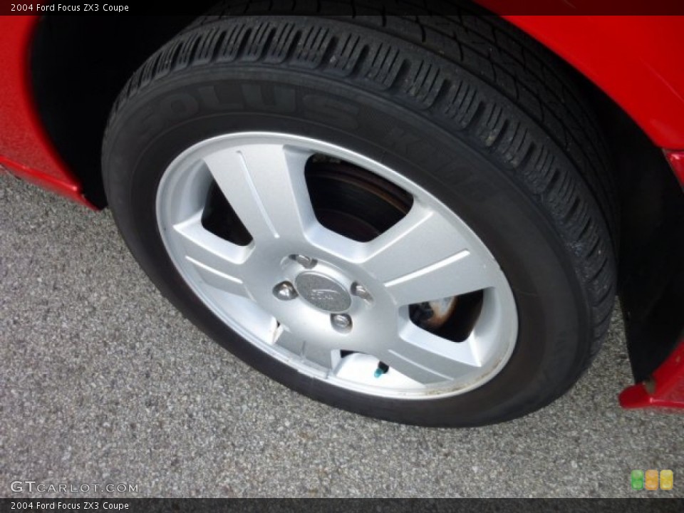 2004 Ford Focus ZX3 Coupe Wheel and Tire Photo #74744095