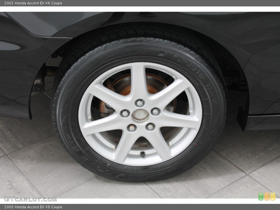 2003 Honda Accord EX V6 Coupe Wheel and Tire Photo #74744230