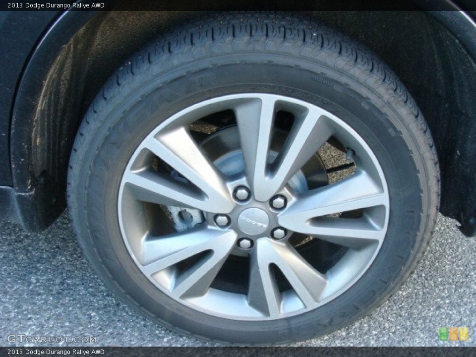 2013 Dodge Durango Rallye AWD Wheel and Tire Photo #74750830