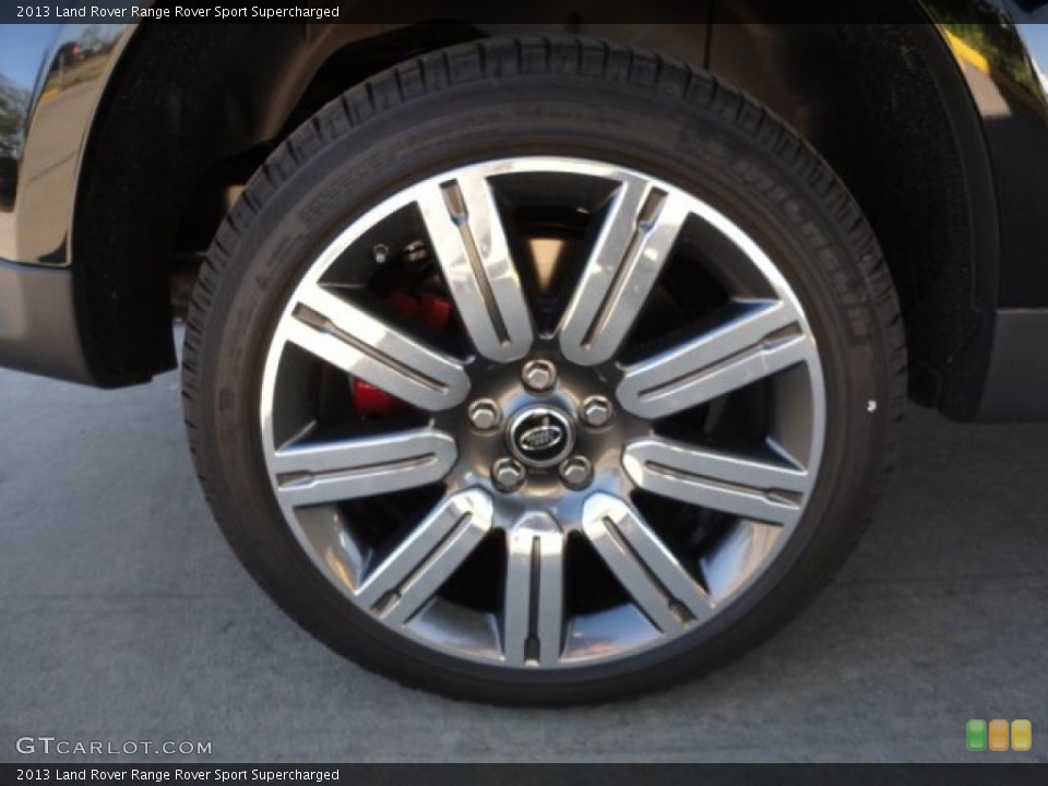 2013 Land Rover Range Rover Sport Supercharged Wheel and Tire Photo #74754649