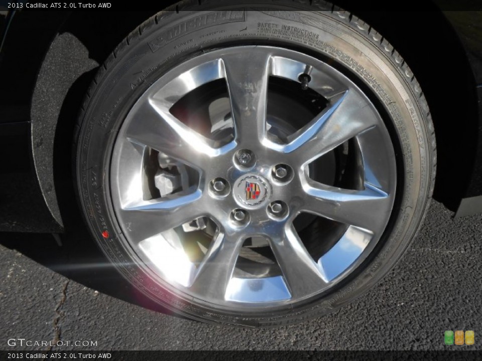 2013 Cadillac ATS 2.0L Turbo AWD Wheel and Tire Photo #74758666