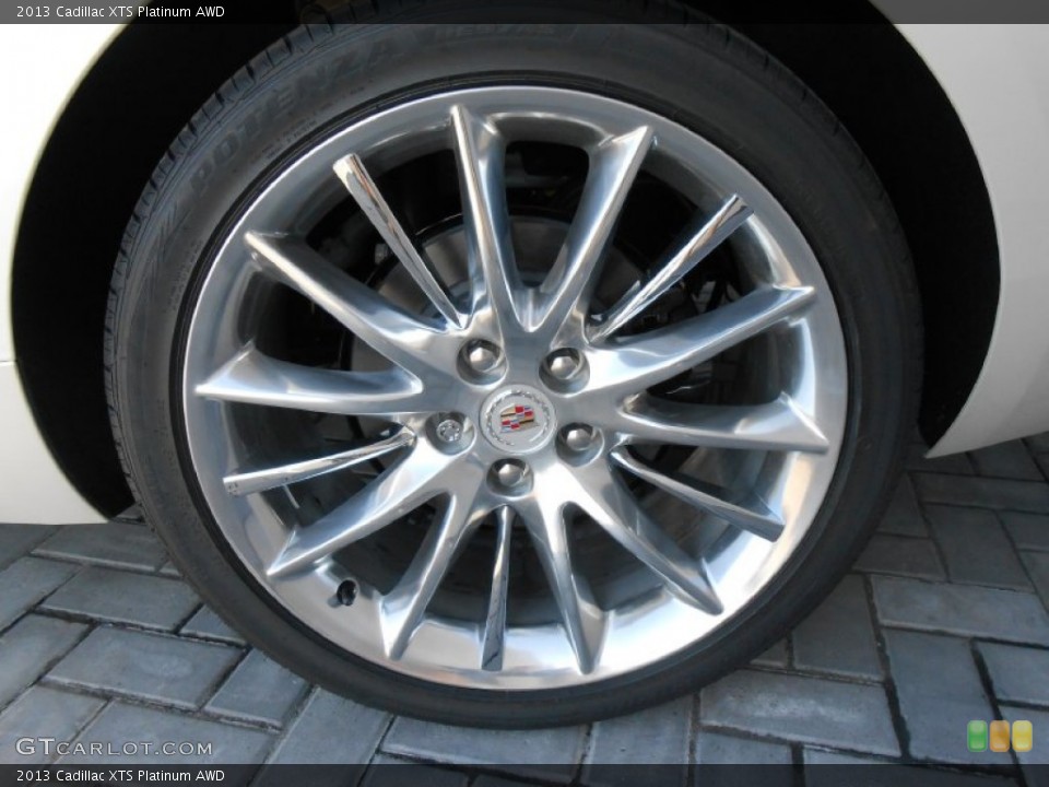 2013 Cadillac XTS Platinum AWD Wheel and Tire Photo #74760081