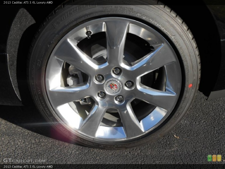 2013 Cadillac ATS 3.6L Luxury AWD Wheel and Tire Photo #74761486