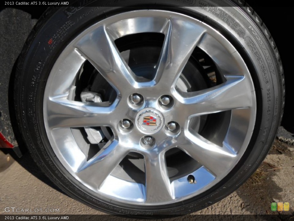 2013 Cadillac ATS 3.6L Luxury AWD Wheel and Tire Photo #74765176
