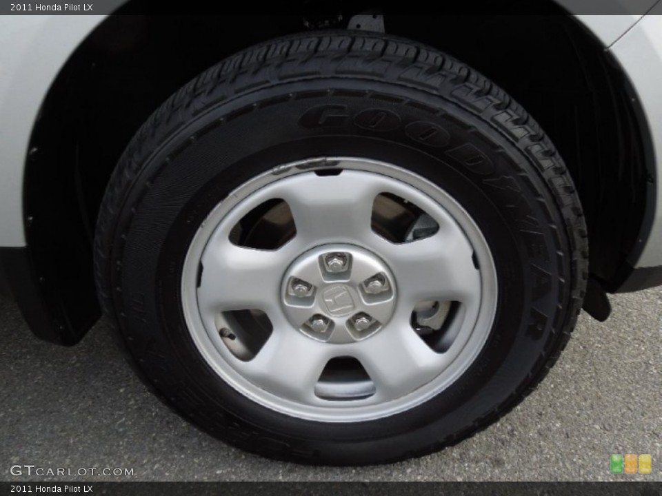 2011 Honda Pilot LX Wheel and Tire Photo #74768743