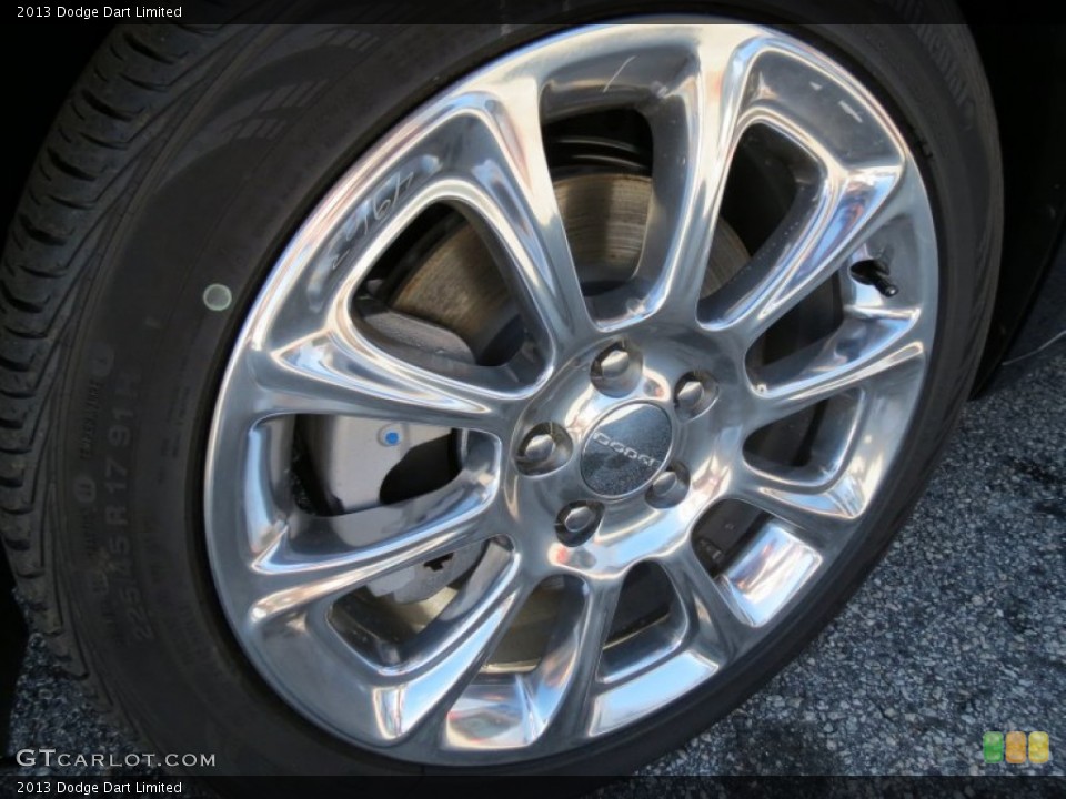 2013 Dodge Dart Limited Wheel and Tire Photo #74771440