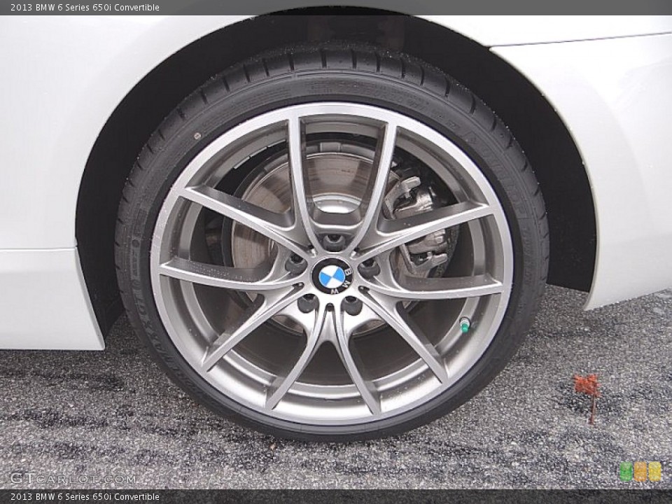 2013 BMW 6 Series 650i Convertible Wheel and Tire Photo #74784994